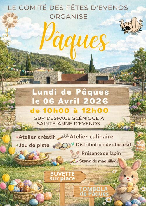 Le Comité Des Fêtes d'Evenos fête Pâques !