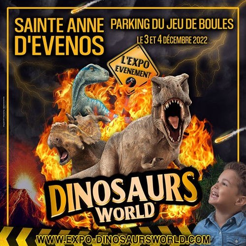 Exposition de dinosaures : Dinosaurs World à Sainte Anne d'Evenos