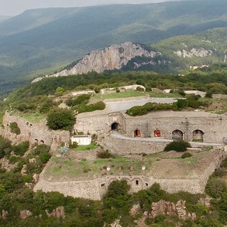 Vue du Fort du Pidaudon - Evenos (Var)