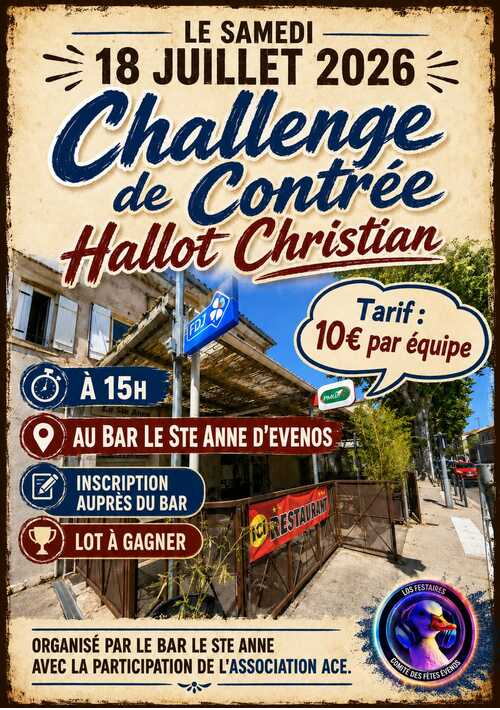 Challenge de Contrée "HALLOT Christian"