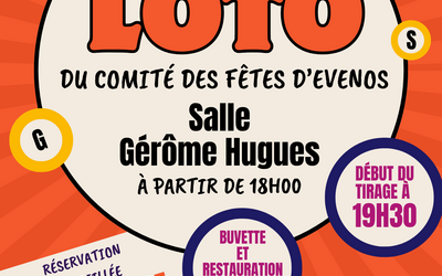 LOTO du Comité des Fêtes d'Evenos