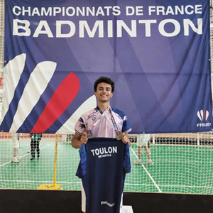 Evenos a son champion de France de Badminton !