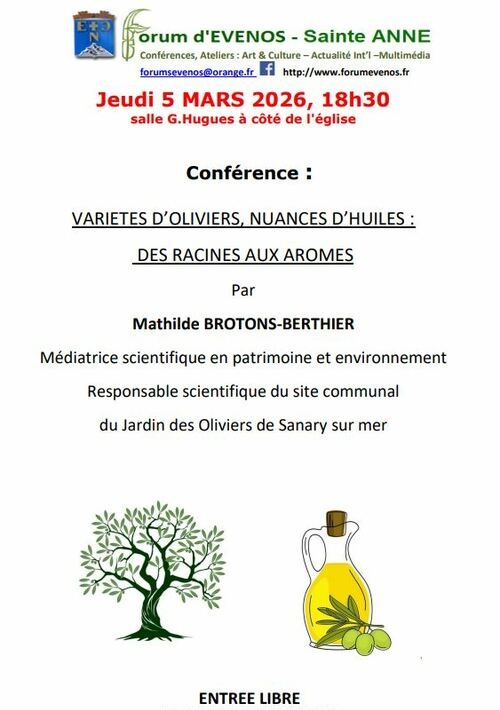 Conférence des "Forum d'Evenos"