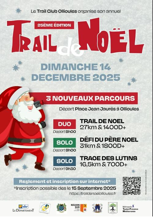 Le Trail de Noël passera à Evenos