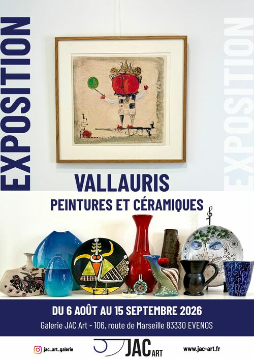 EXPOSITION VALLAURIS : PEINTURES ET CÉRAMIQUES
