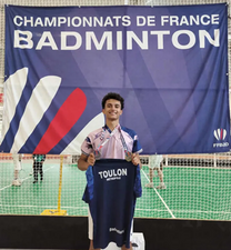 Evenos a son champion de France de Badminton !