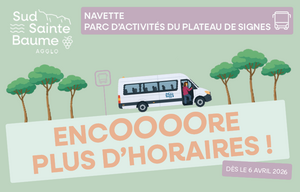 Sud Sainte Baume renforce les lignes de bus vers le Plateau d'Activités (…)