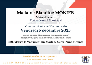 Commémoration du 5 Décembre 2025