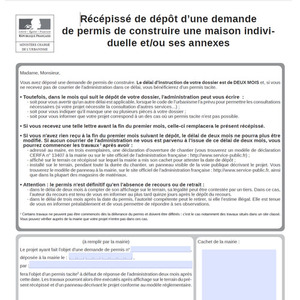 Annexe 2 : Permis de construire