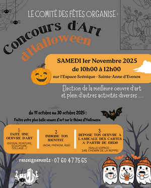 Concours d'Art pour Halloween