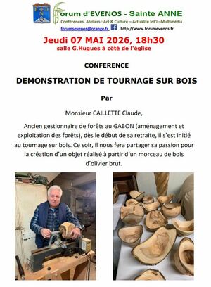 Conférence des "Forum d'Evenos"