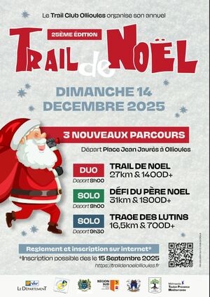 Le Trail de Noël passera à Evenos