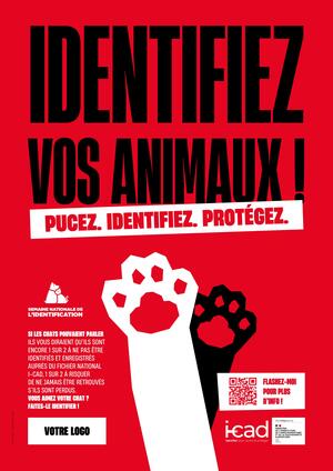 Semaine Nationale de l'Identification des animaux – Du 15 au 21 juin 2026