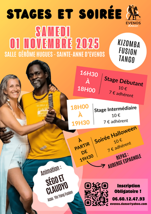 STAGE ET SOIRÉE par Evenos Danse