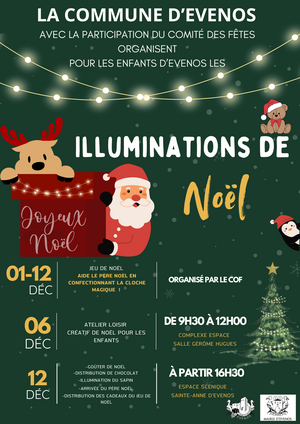 LA MAGIE DE NOËL ARRIVE À EVENOS !
