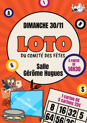 Le loto du Comité des Fêtes d'Evenos