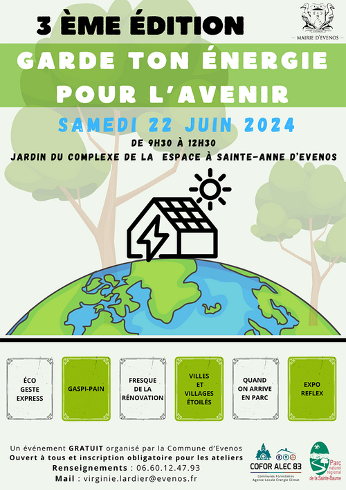 "Garde ton énergie pour l'avenir"
